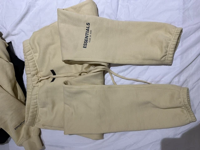 Fear of god essentials buttercream sweatpants clearance