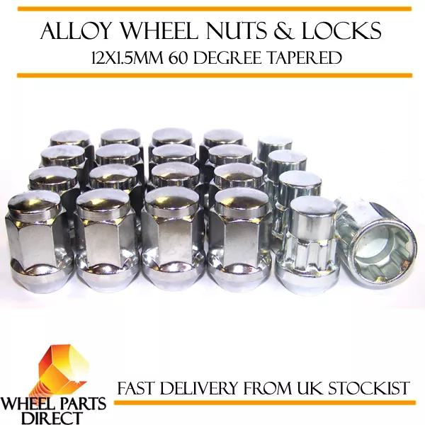 Wheel Nuts & Locks (16+4) 12x1.5 Bolts for Hyundai ix35 10-16