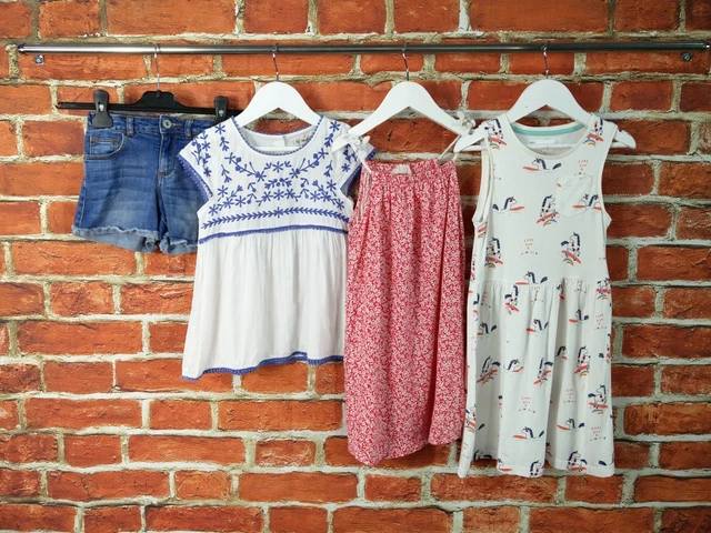 Girls Bundle Age 5-6 Years Next Zara M&S Denim Jeans Sundress Smock Top 116Cm