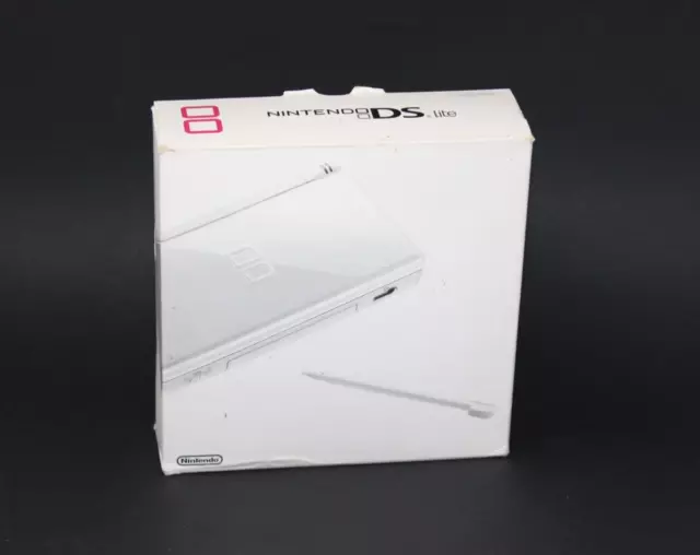 Consola NINTENDO DS lite crystal white japan boxed  inv-10875