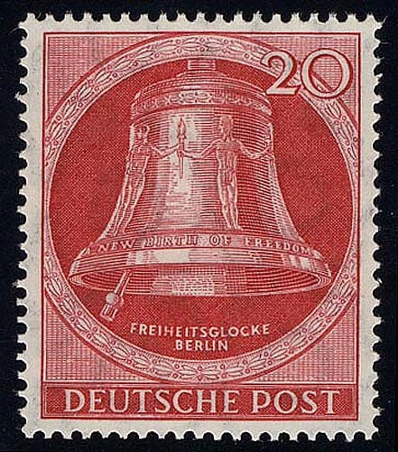 77 Glocke I (Klöppel links) 20 Pf **