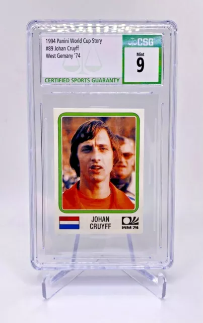 1994 Johan Cruyff Panini World Cup Story '74 Netherlands Soccer Sticker CSG 9 A