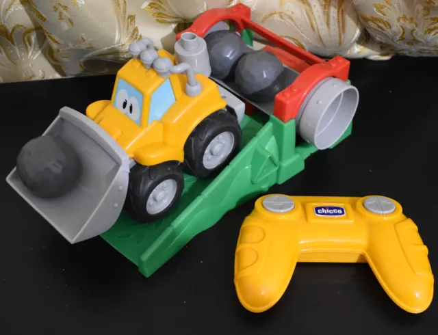 Chicco Remote Control Car Benny the Bulldozer digger radio controlled toy ramp