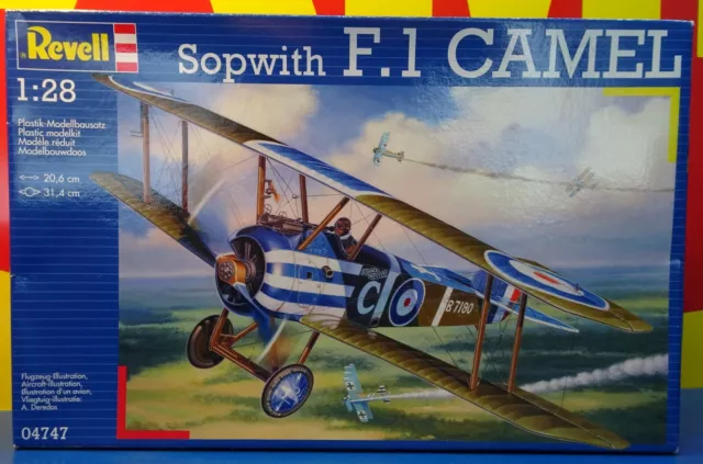 Revell 04747 - Sopwith F.1 Camel - Maßstab 1:28 - Neu New OVP