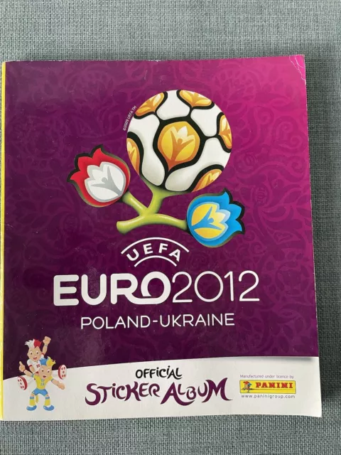 Panini UEFA  Euro 2012 Sicker Album Complete