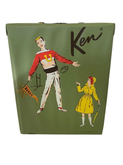 Vintage Ken Doll Case Rare Canadian 1963 Near Mint