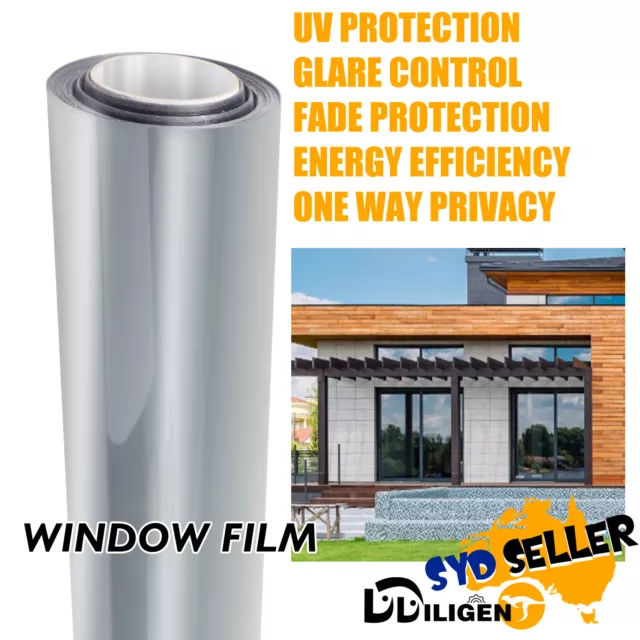 One Way Window Film Offer UV Privacy Protection Energy Efficiency Block Heat SUN