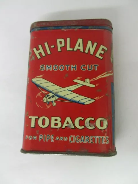 Vintage Advertising Hi-Plane Single Engine  Vertical Pocket Tin  152-L