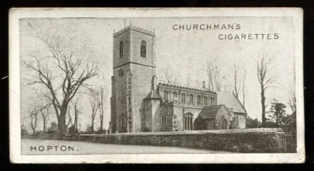 Tobacco Card, Churchman, WEST SUFFOLK CHURCHES, 1919, Hopton, #23