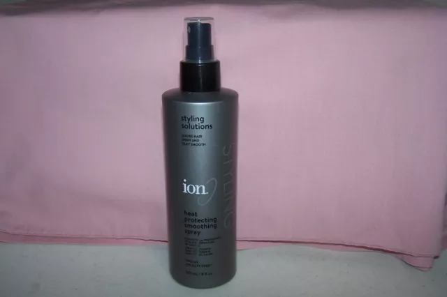 Ion Styling Solutions Heat Protecting Smoothing Spray 8 fl. oz./237 ml. NEW HTF