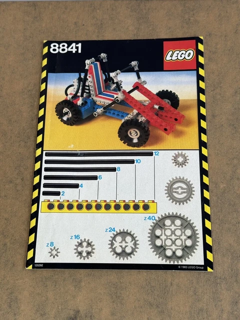 LEGO TECHNIC 8841 Dune Buggy Manual de instrucciones original