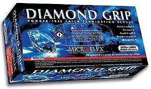 Diamond Grip Latex Gloves Lg Case Price Available MICROFLEX - BC - 40 MF300L