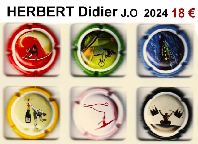 capsules de champagne HERBERT Didier J.O 2024