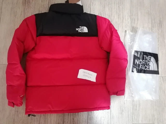 Giubbotto Piumino uomo donna the north face Nuptse 700 ROSSO TAGLIA S 14