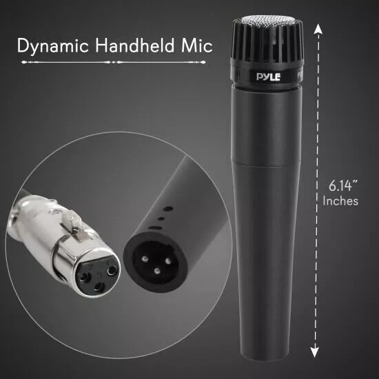 Pyle-Pro PDMIC78 Professional Moving Coil Dynamic Handheld Microphone 3