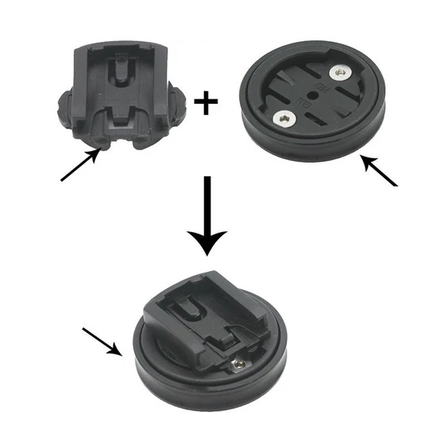 Support Fixe Pour Ordinateur De Vélo Garmin – Base De Rechange En Plastique Noir