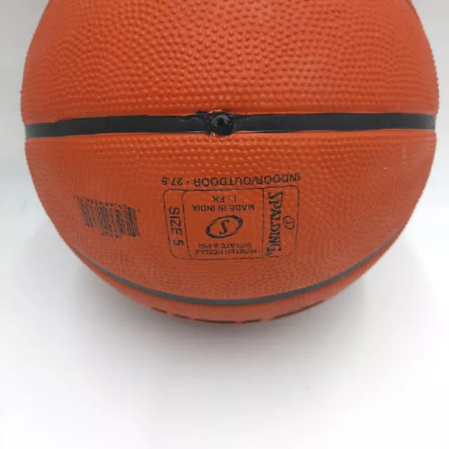SPALDING Varsity TF 150 Größe 5 Gummi Basketball Orange 5 Basketbaelle Team sens 3