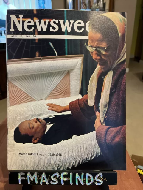 J2 1968 MARTIN LUTHER KING MLK JR FUNERAL April 15 NEWS STAND NEWSWEEK Magazine