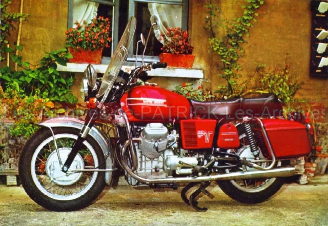 MOTO GUZZI 850 GTV : Carte Postale Moto Postcard Motorcycle #0460