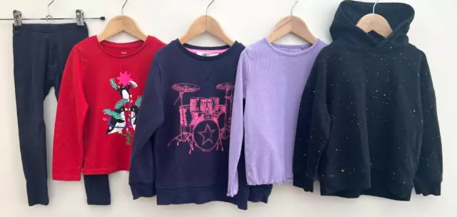 Girls Bundle Of Clothes Age 4-5 Zara Next M&S
