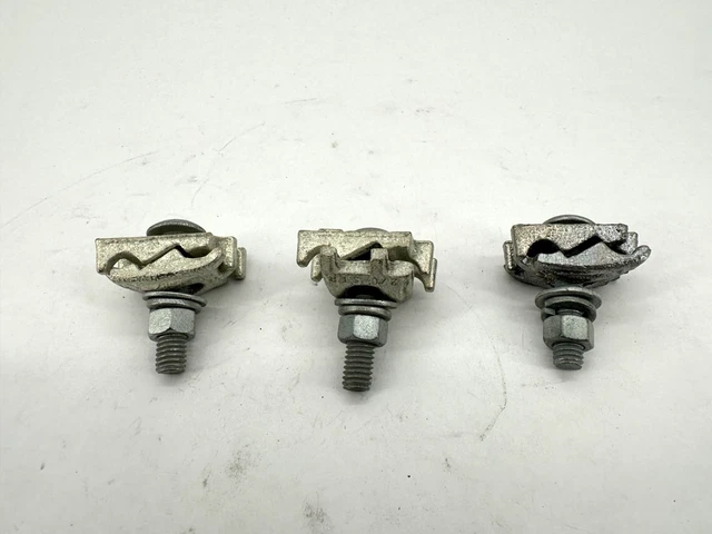 Burndy GAR3905 Pipe Ground Clamp, 4AWG, 7.5In - KVM Tools Inc