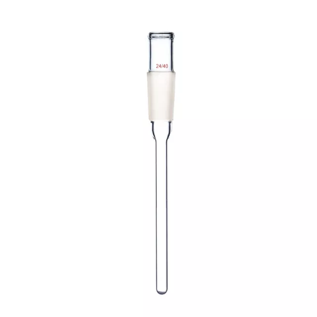 200mm 24/40 Glass Thermometer Adapter 20cm Stem Tube Lab Glassware Wide Mouth