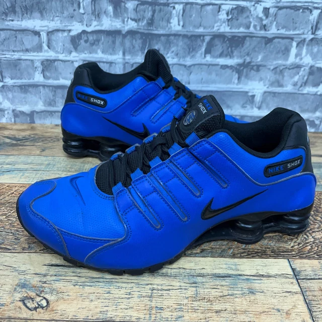 NIKE SHOX NZ Hyper Cobalt Blue Black Silver Running Shoes  display picture 1