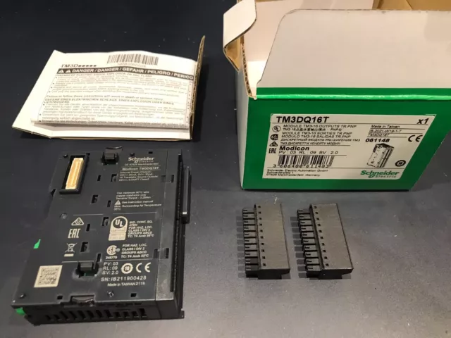 Schneider Electric, Modicon TM3DQ16T, Module TM3-16 Outputs TR.PNP