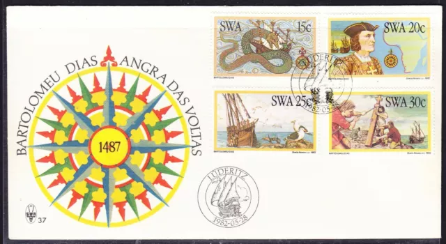 South West Africa 1982 Bartolomeu Dias First Day Cover 37