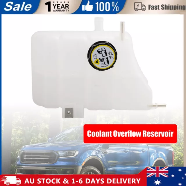 NEW 1× Coolant Overflow Bottle Tank W/Cap For 11-15 Mazda BT-50 & Ford Ranger PX