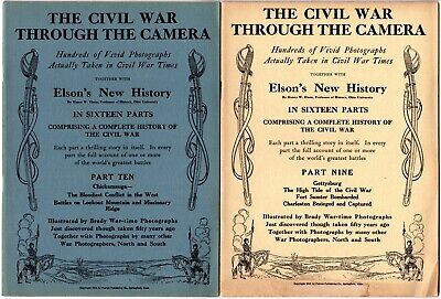 Elson's New History Civil War Through the Camera Parts 9 &10 1912 Many Photos!