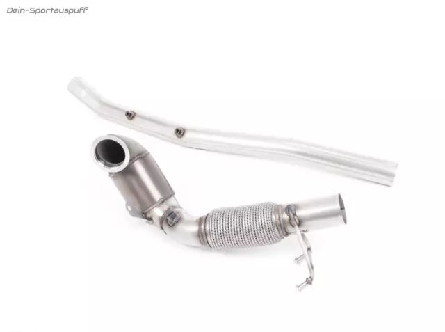 Milltek Frontpipe Con 200-Zeller Renn-Kat Con Opf-Rohr Audi S3 8V Restyling