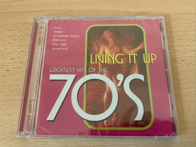 CD Living It Up Greatest Hits Of The 70s New & Sealed