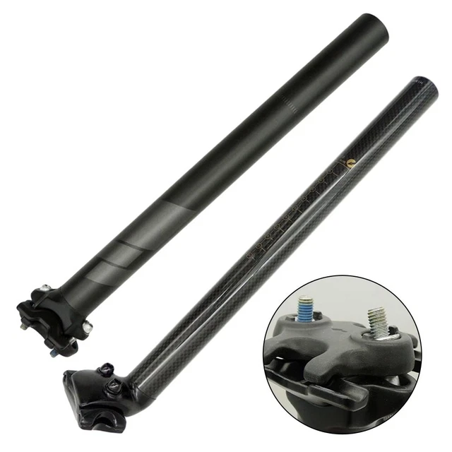 Collier De Selle Vélo Carbone Pour Rails 7x9mm Ou 7x7mm - Pince De Tige De Selle Légère, Noir