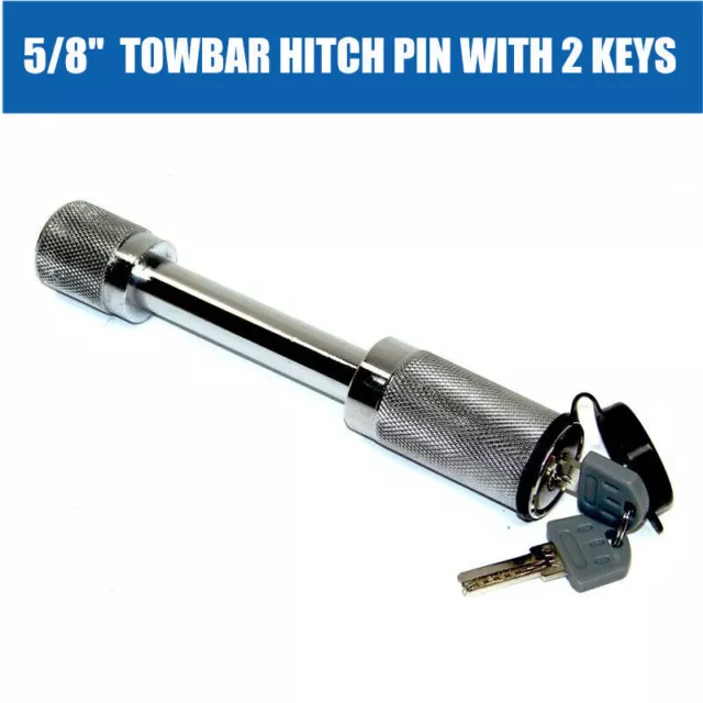 5/8 "tow hitch ball bar anhänger koppler schloss pin schwere mit schlüssel DE