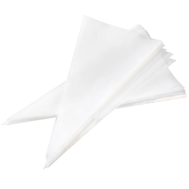 100 un. bolsas desechables de pastelería bolsa de tuberías para pastel crema accesorios para hornear cocina ❤XH