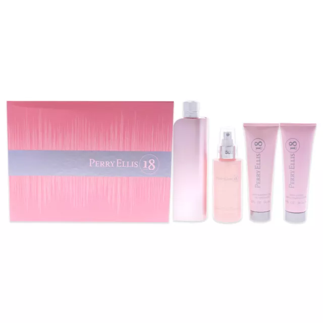 Perry Ellis 18 by Perry Ellis for Women - 4 Pc Gift Set