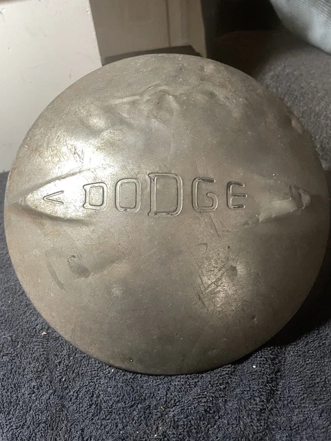 Vintage 1930s DODGE Hubcap Wheel Cover Grease Cap “Dog Dish”