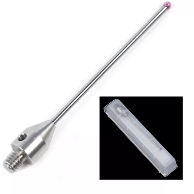 CMM Touch Probe M4 Thread Stylus Ruby Ball Gauge Head 50mm Long A- 5003-4797