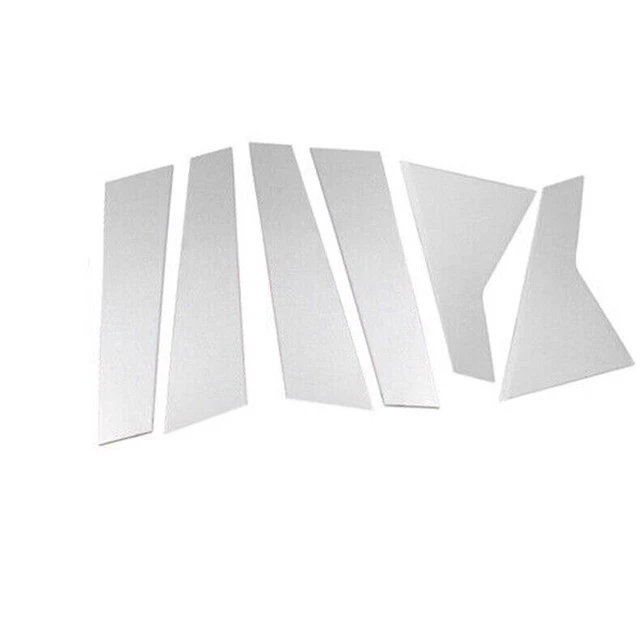 CHROME PILLAR POSTS For Kia Sorento 2016-2020 6pc Set Door Trim Mirror