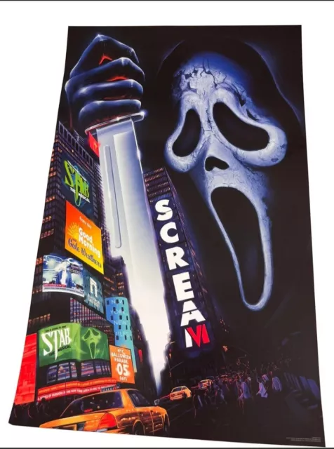 SCREAM 6 Promo Movie Mini Poster 2023 Fan Event Movie 11”x17” Scream VI