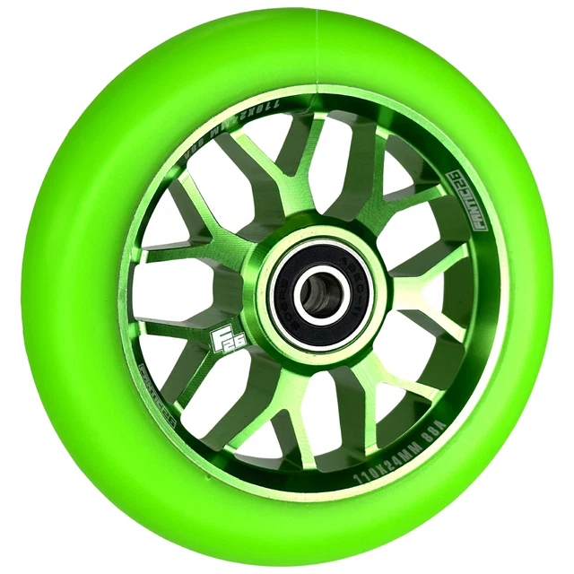 BLUNT STUNT-SCOOTER ROULEAU One S3 Gouvernail 110mm Rechange Scooter Roue Vert EUR 28,48 - FR