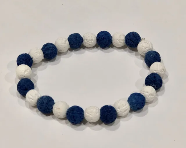 Healing Bracelet Handmade Volcanic Lava Stone Beads