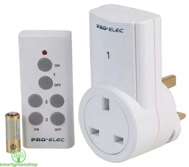 Pro-Elec Single Socket Remote Control Set PL15025