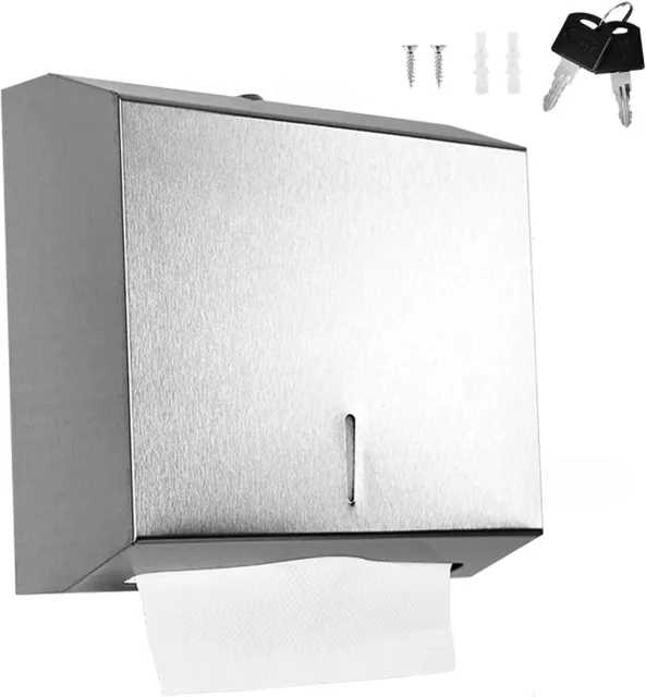 Wall Mount Paper Towel Dispenser Commercial304 Grade Stainless Steel Touchless