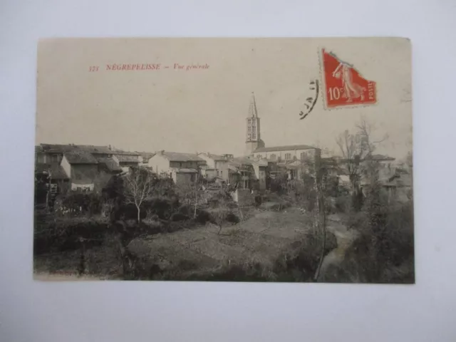 Cpa Tarn Et Garonne 82 Negrepelisse Vue Generale