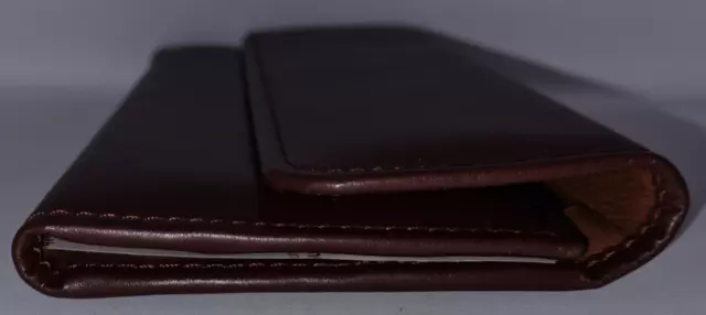 Ladies Cow Grain Leather Two Tone Wallet with Clutch, Brown & Tan Color, BL-303 2
