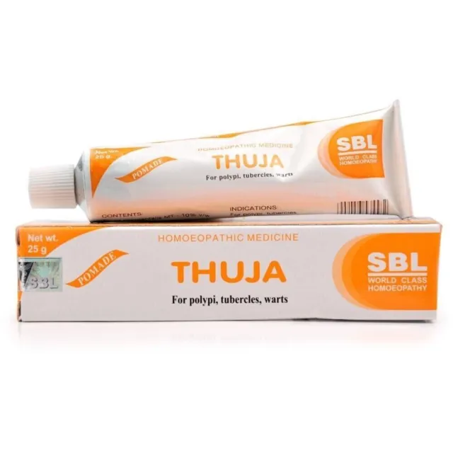 2 x SBL Thuja-Salbe, homöopathische Creme, 50 g, für Haut- und Pilzinfektionen