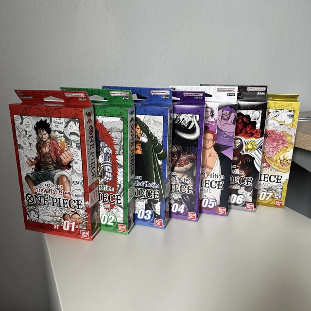 ONE PIECE CARD Game English Starter Decks ST01 ST02 ST03 ST04 ST05 ST06