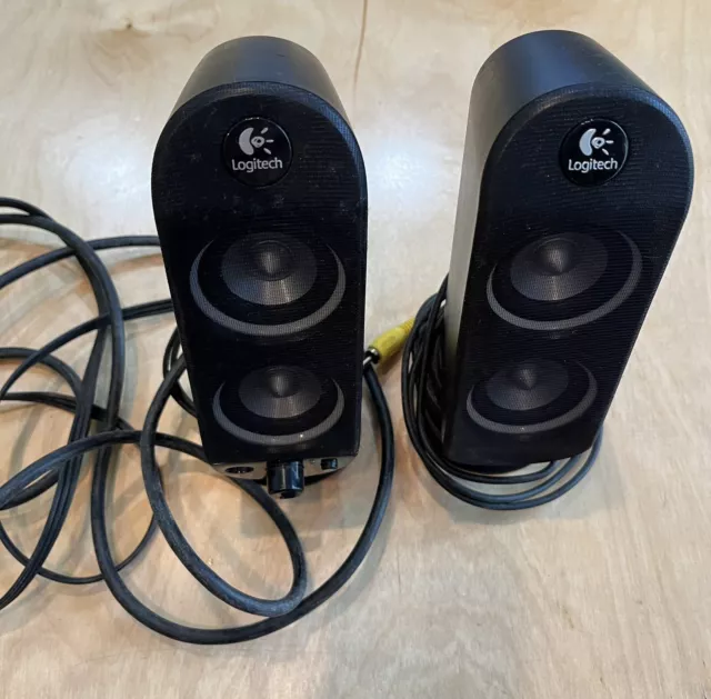 Logitech X-530 Replacement Speakers Main Control Power Volume + 2nd Speaker